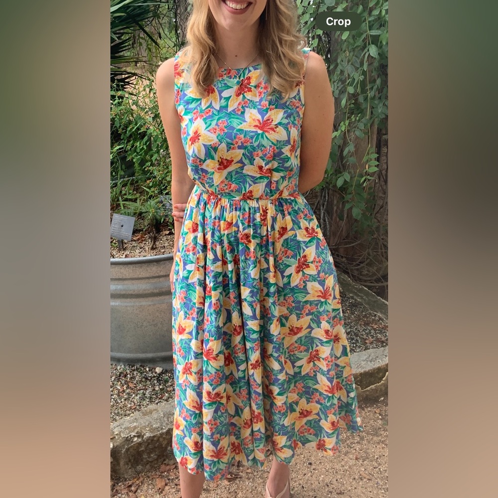 Talbots Colorful Floral Dress